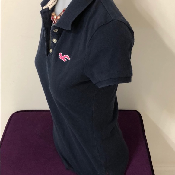 Hollister SoCal Navy blue polo - Picture 3 of 7